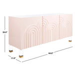 Safavieh Couture Saturn Wave Acrylic Sideboard - Light Pink