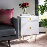 Safavieh Couture Harry 2 Drawer Side Table