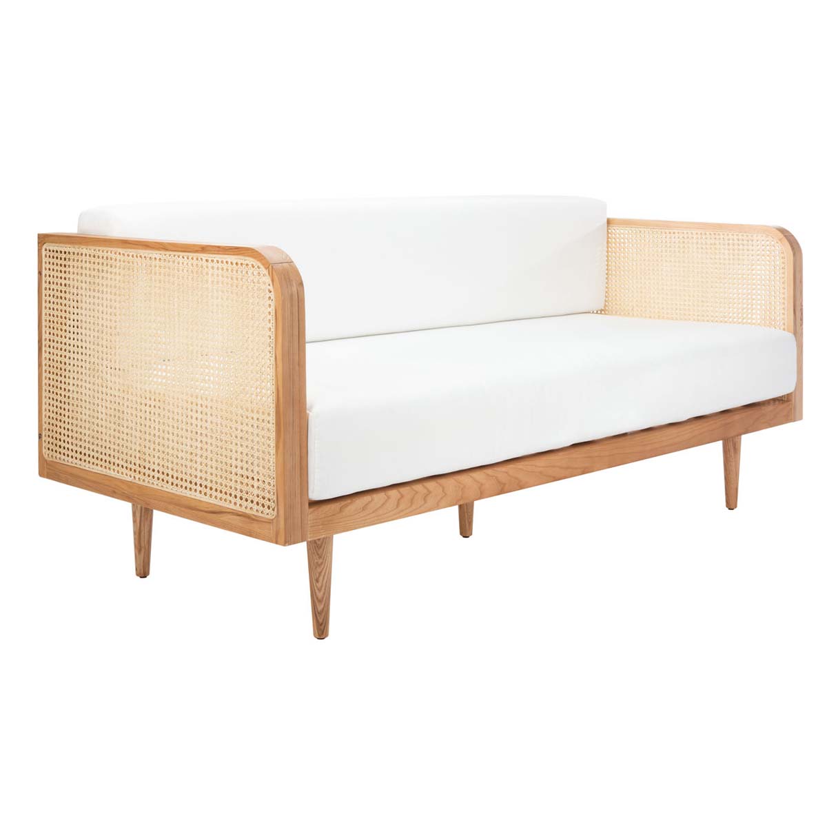Safavieh Couture Helena French Cane Daybed - Natural / Beige