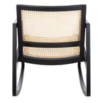 Safavieh Couture Perth Rattan Rocking Chair - Black / Natural