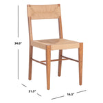 Safavieh Couture Cody Rattan Dining Chair - Natural
