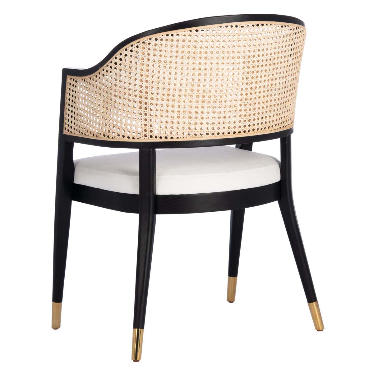 Safavieh Couture Rogue Rattan Dining Chair - Black / Natural
