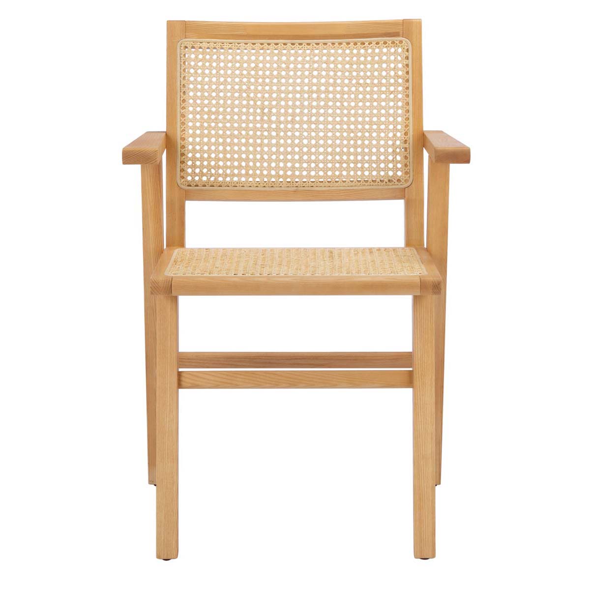 Safavieh Couture Hattie French Cane Arm Chair - Natural