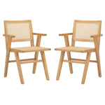 Safavieh Couture Hattie French Cane Arm Chair - Natural
