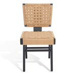 Safavieh Couture Susanne Woven Dining Chair - Black / Natural