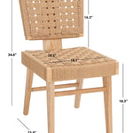 Safavieh Couture Susanne Woven Dining Chair - Natural
