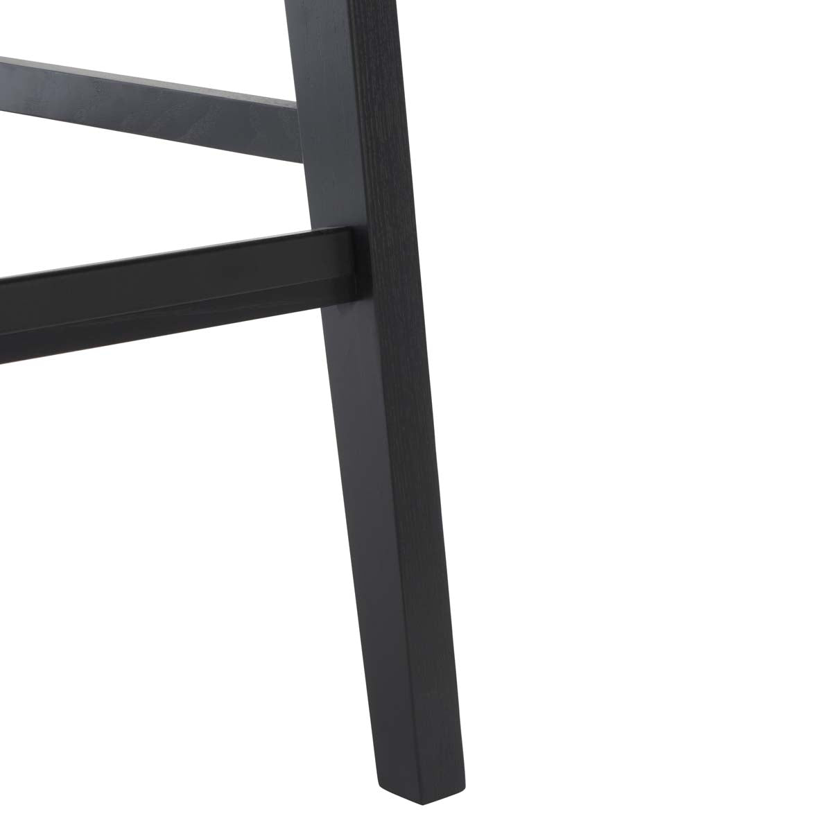 Safavieh Couture Hattie French Cane Barstool - Black / Natural
