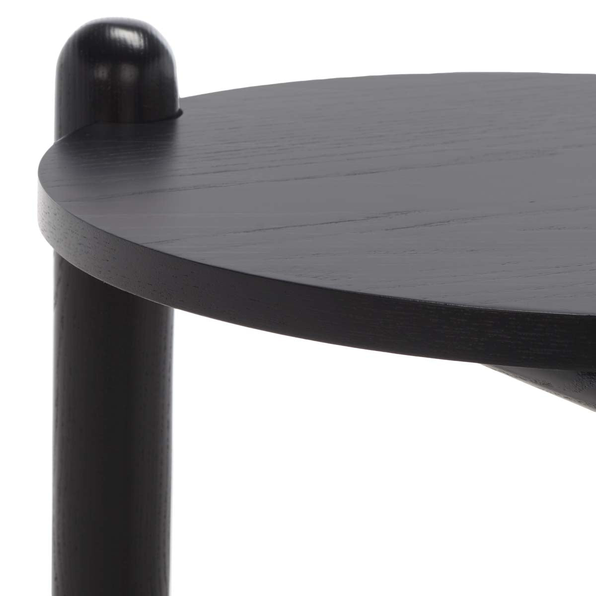 Safavieh Couture Macianna Woven Shelf Accent Table - Black