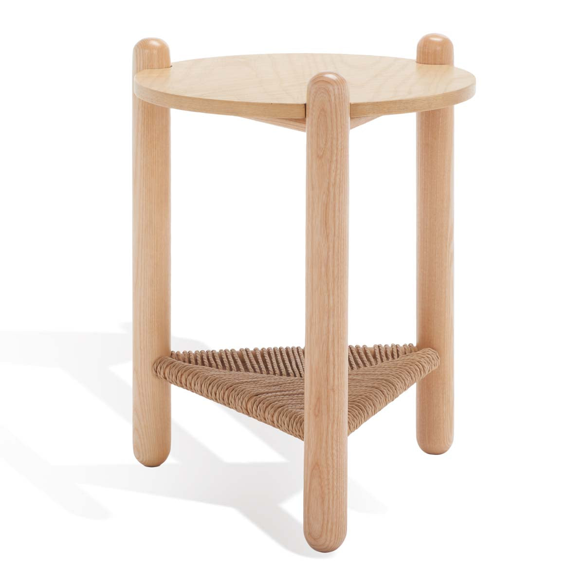 Safavieh Couture Macianna Woven Shelf Accent Table - Natural