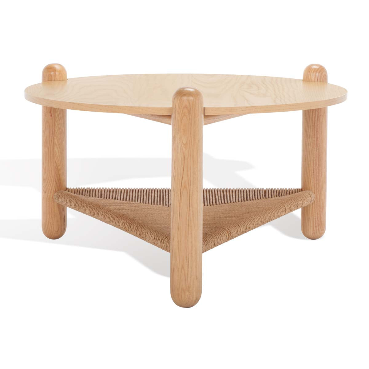 Safavieh Couture Macianna Woven Shelf Coffee Table - Natural