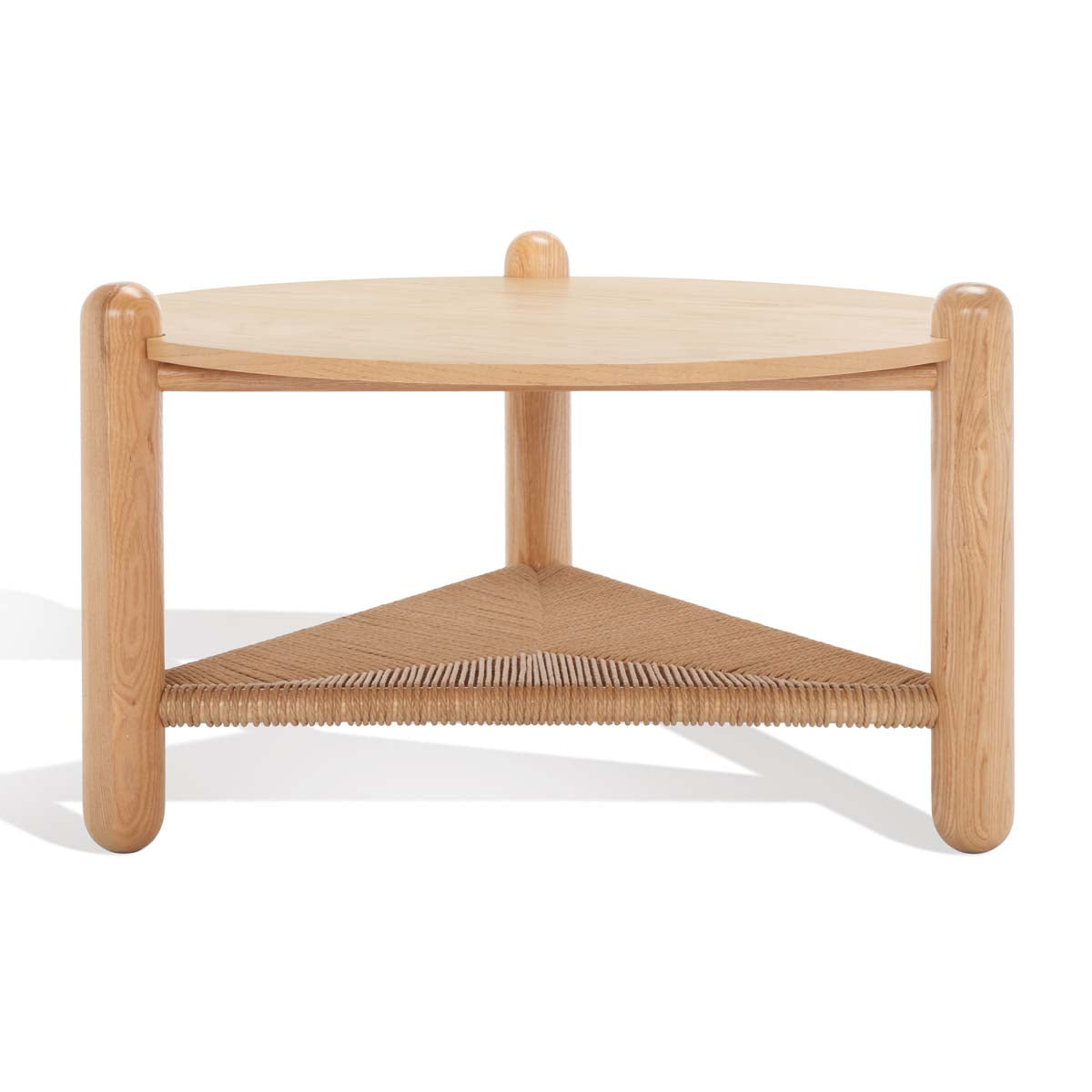 Safavieh Couture Macianna Woven Shelf Coffee Table - Natural