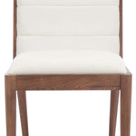 Safavieh Couture Laycee Dining Chair - Walnut / White