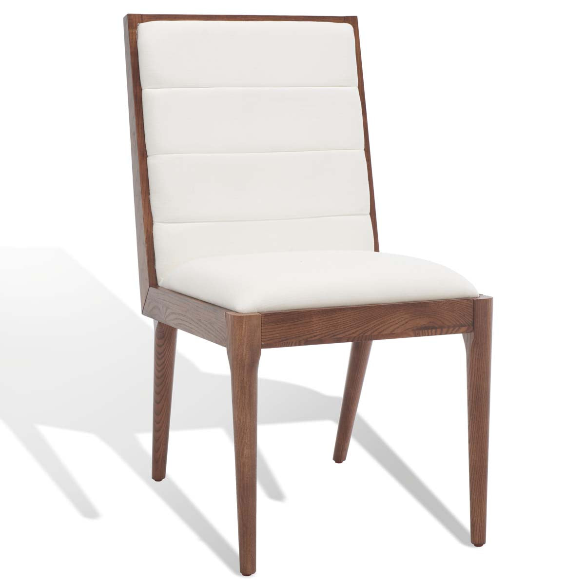 Safavieh Couture Laycee Dining Chair - Walnut / White