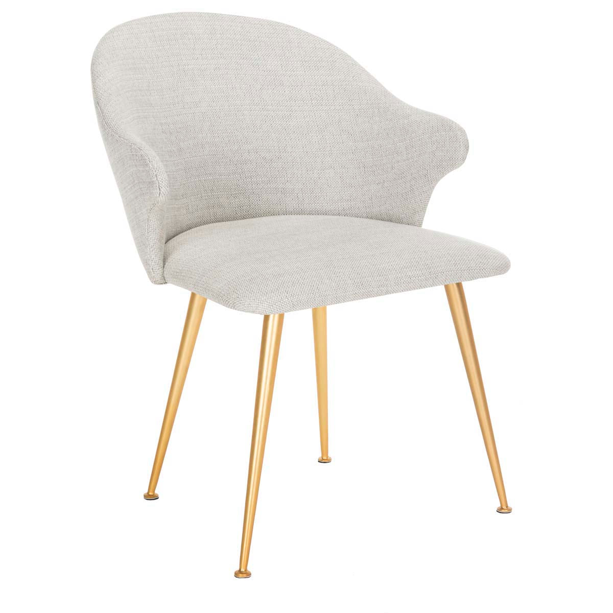 Safavieh Couture Edmond Poly Blend Arm Chair - Light Grey