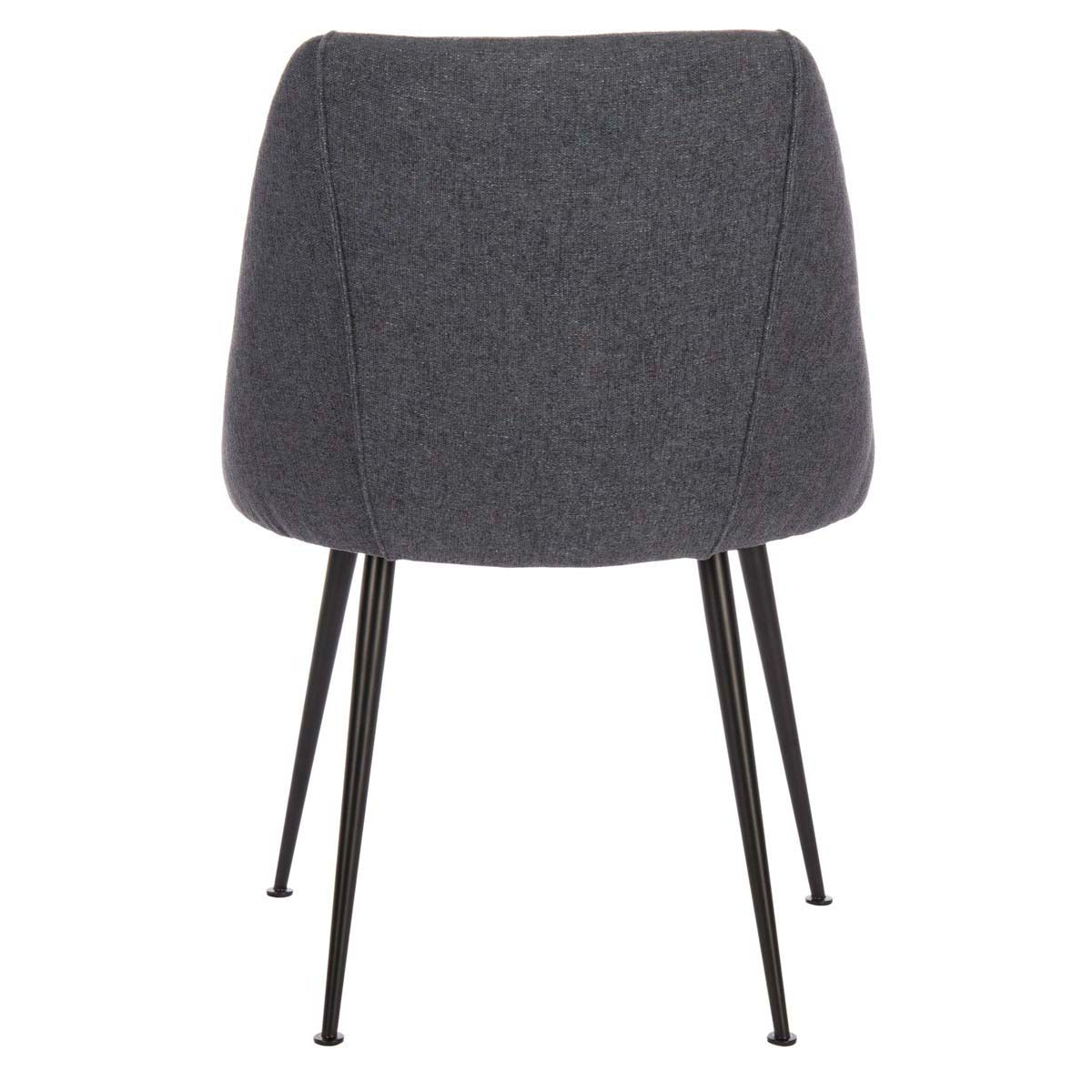 Safavieh Couture Foster Poly Blend Dining Chair - Navy  / Black