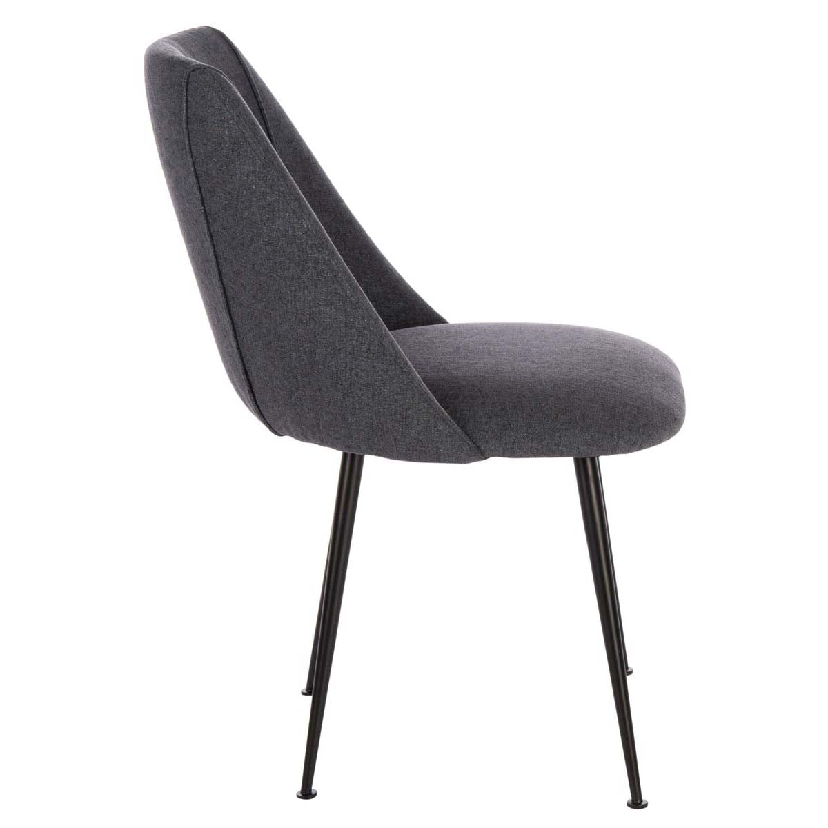 Safavieh Couture Foster Poly Blend Dining Chair - Navy  / Black