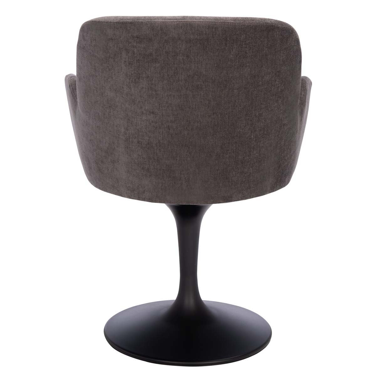 Safavieh Couture Cherith Pedastal Dining Chair - Anthracite / Black