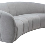 Safavieh Couture Alliya Channel Tufted Curved Sofa