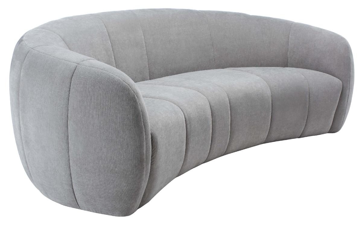 Safavieh Couture Alliya Channel Tufted Curved Sofa