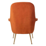 Safavieh Couture Aimee Velvet Arm Chair - Sienna