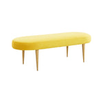 Safavieh Couture Corinne Oval Bench - Marigold