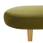 Safavieh Couture Corinne Oval Bench - Olive Green