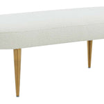 Safavieh Couture Corinne Oval Bench - Ivory