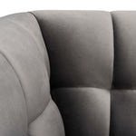 Safavieh Couture Onyx Mid Century Tufted Club Chair - Dark Grey