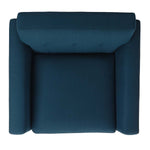 Safavieh Couture Opal Linen Tufted Arm Chair - Dark Teal