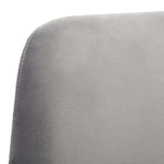 Safavieh Couture Pyrite Velvet Swivel Chair - Dark Grey