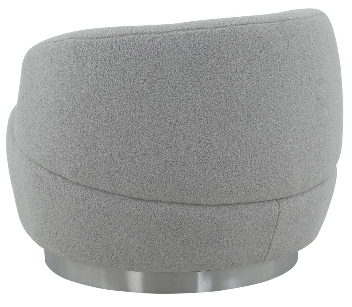 Safavieh Couture Jacobson Modern Accent Chair - Light Grey / Silver