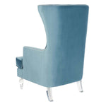 Safavieh Couture Geode Modern Wingback Chair - Light Blue