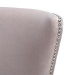 Safavieh Couture Geode Modern Wingback Chair - Pale Taupe