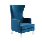 Safavieh Couture Geode Modern Wingback Chair - Navy