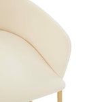 Safavieh Couture Charlize Velvet Dining Chair - Ivory / Gold