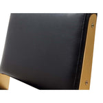 Safavieh Couture Emmeline Swivel Office Chair - Black / Gold