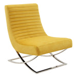 Safavieh Couture Ramsay Tufted Velvet Accent Chair - Yellow