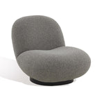 Safavieh Couture Stevie Boucle Accent Chair - Light Grey / Black