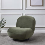 Safavieh Couture Stevie Boucle Accent Chair - Olive Green / Black