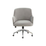 Safavieh Couture Kierstin Adjustable Desk Chair - Light Grey / Silver