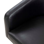 Safavieh Couture Gonzalez Pedastal Chair - Black