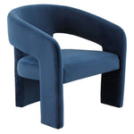 Safavieh Couture Roseanna Modern Accent Chair - Navy