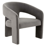 Safavieh Couture Roseanna Modern Accent Chair - Dark Grey