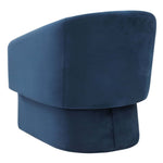 Safavieh Couture Susie Barrel Back Accent Chair - Navy