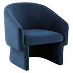 Safavieh Couture Susie Barrel Back Accent Chair - Navy