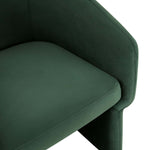 Safavieh Couture Susie Barrel Back Accent Chair - Forest Green