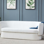 Safavieh Couture Mariano Curved Sofa - White