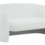 Safavieh Couture Zhao Curved Loveseat - White
