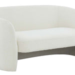 Safavieh Couture Zhao Curved Loveseat - Ivory