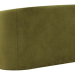 Safavieh Couture Zhao Curved Loveseat - Olive Green